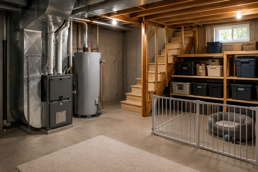 Preparing a home for a professional inspection.