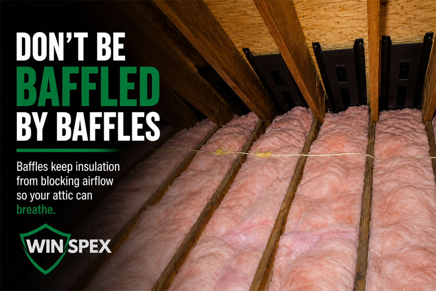 Learn how attic baffles support proper ventilation, help control heat and moisture, and why Winspex Limited checks attic airflow during home inspections.